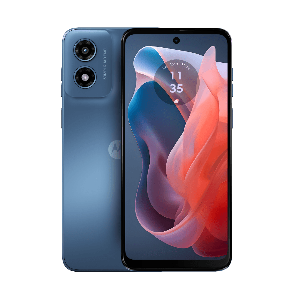 moto g play, front and back views