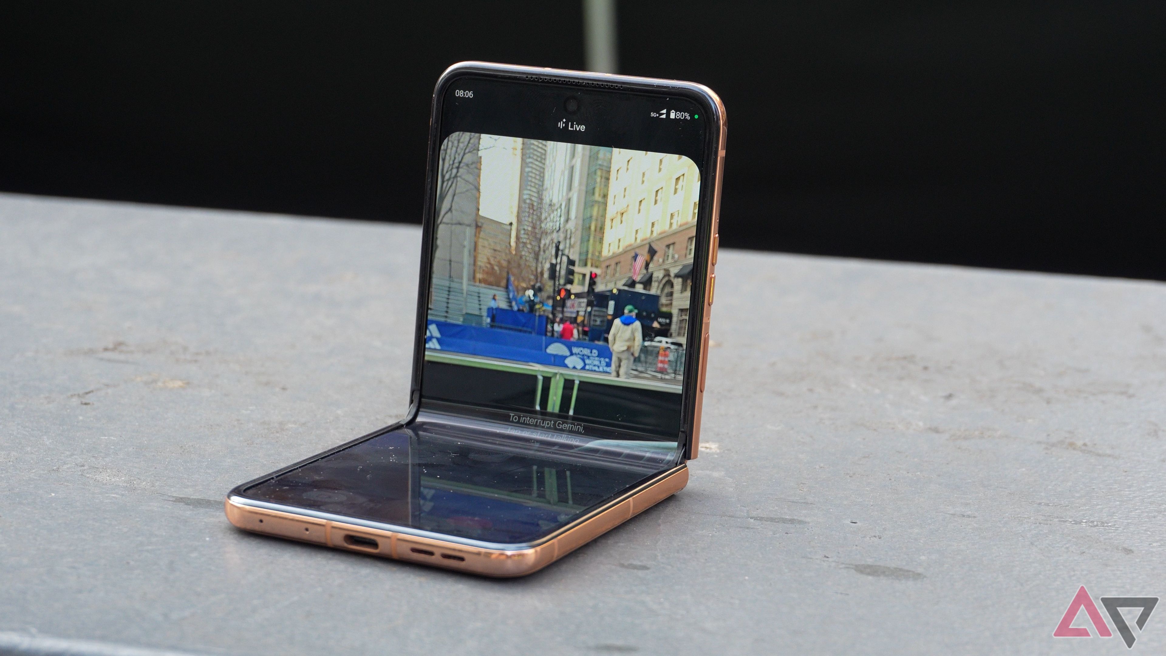 Live camera view within Google Gemini Live