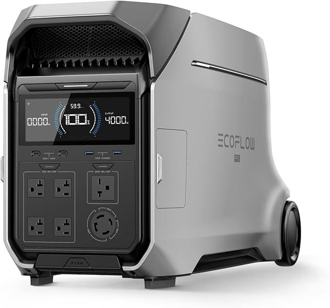EcoFlow Delta Pro 3 against a white background