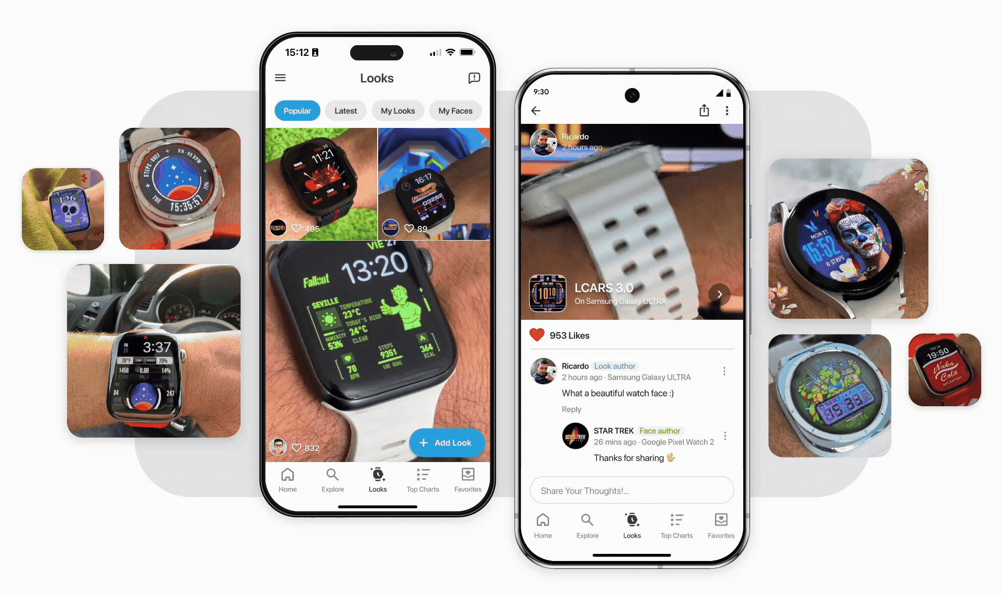 Facer Looks app 