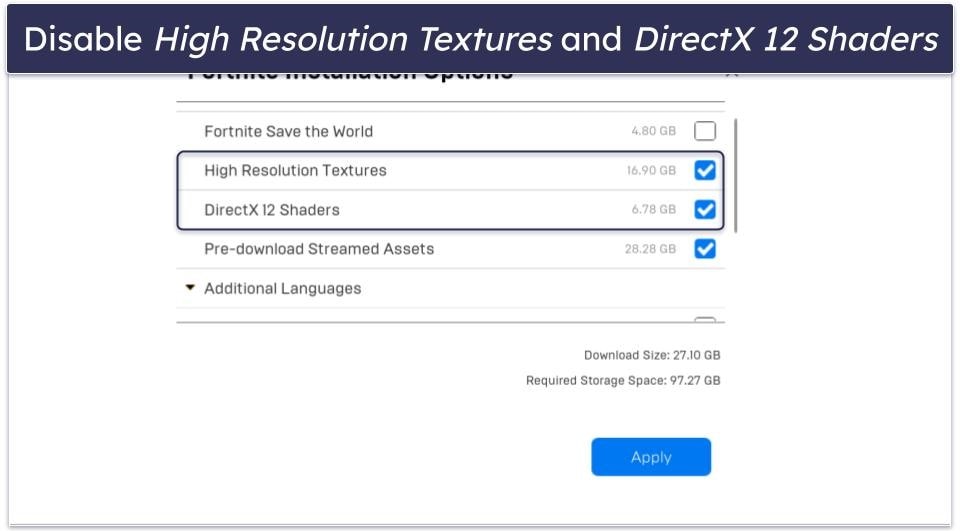 How to Fix Fortnite Lag