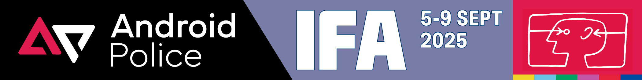 IFA 2025 banner with Android Police logo