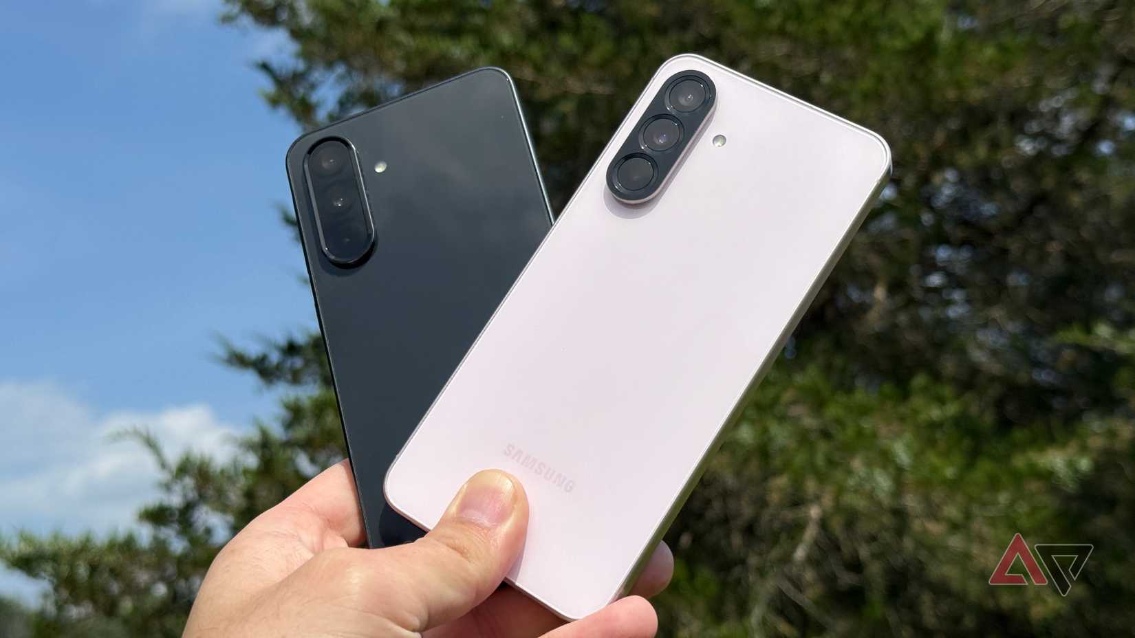 Google Pixel 9 phone showing rainfall in the Weather app
