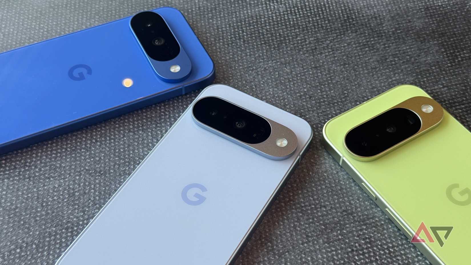 Google Pixel 9 lying on a table
