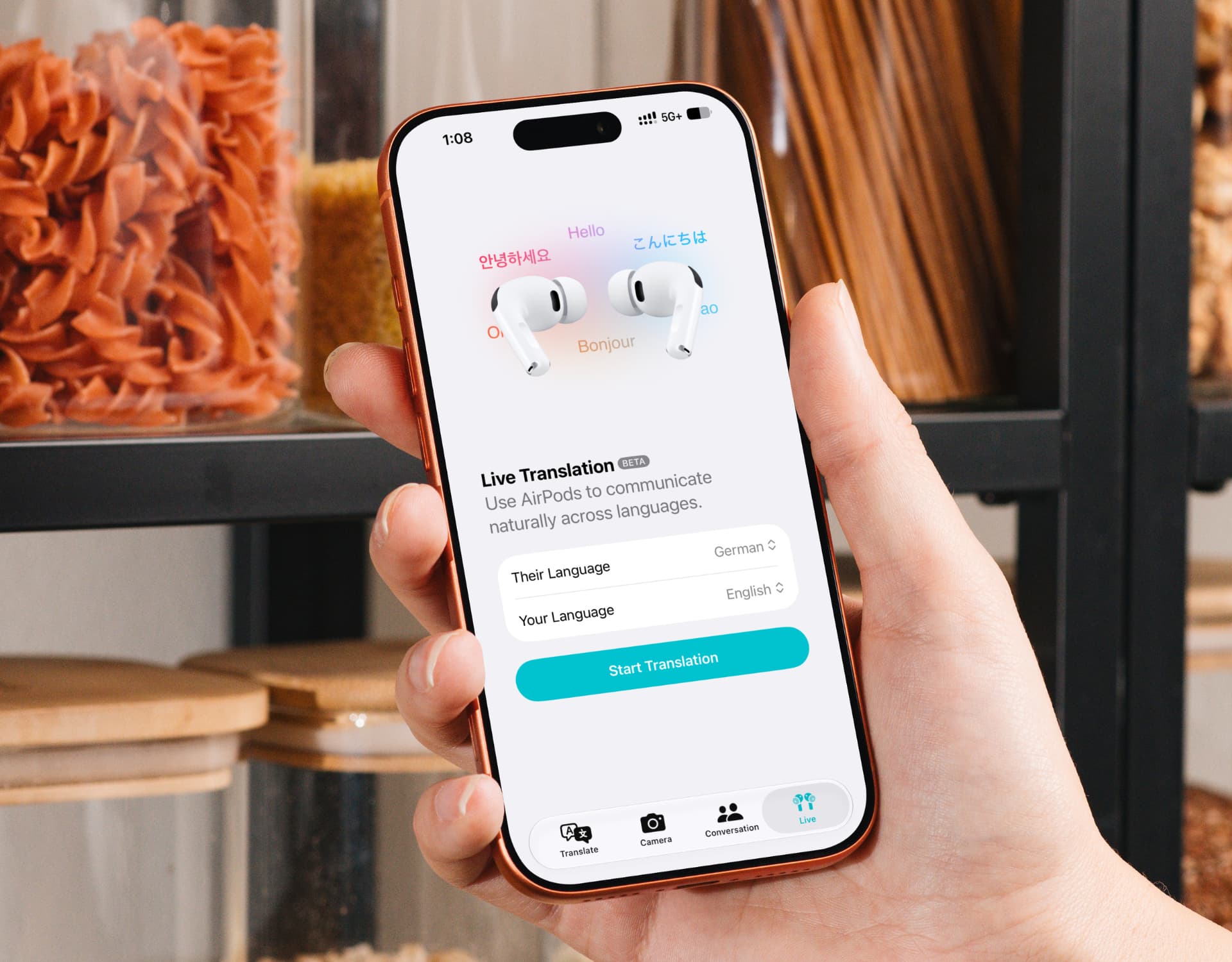 AirPods Live Translation