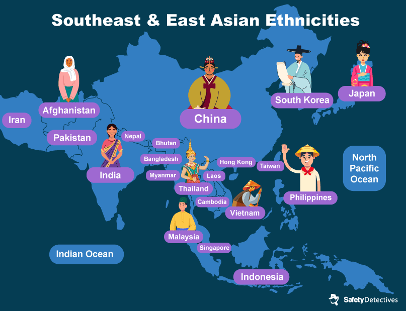 Southeast and East Asian Ethnicities