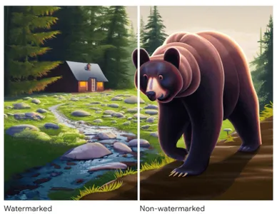 Google's SynthID adds invisible watermarks to AI-generated images to shield against deepfakes.