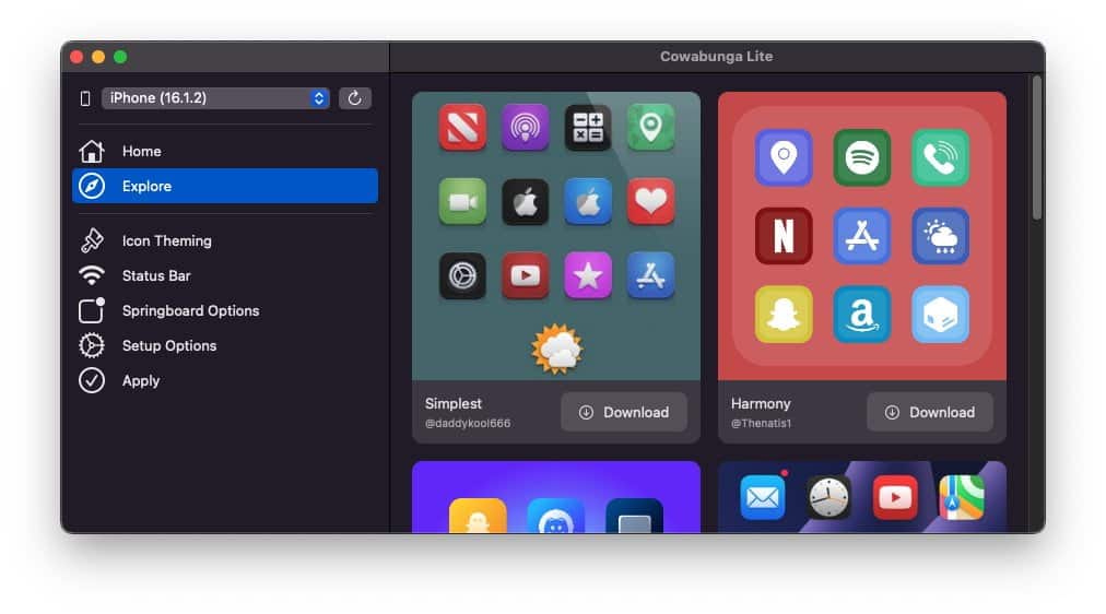 Cowabunga Lite For iOS 16.2 - 16.4 - iDevice Central Cowabunga Lite For iOS 16.2 - 16.4