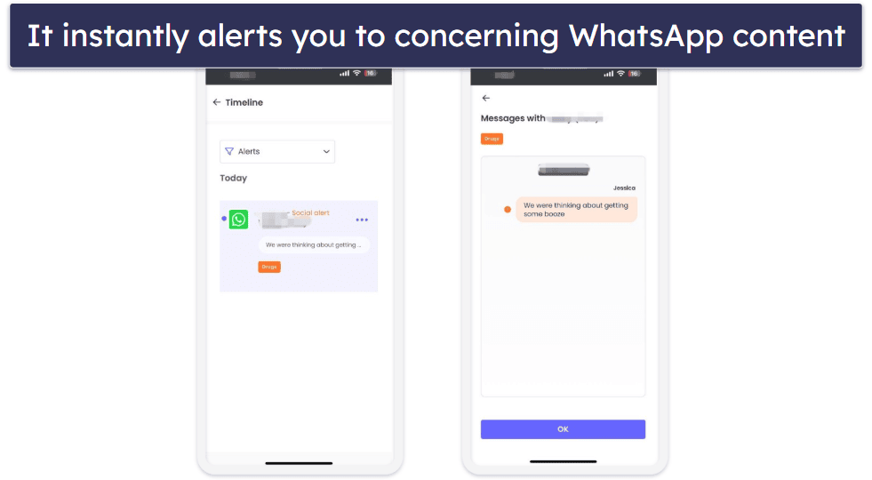5. Qustodio — Get Alerts About Risky WhatsApp Conversations