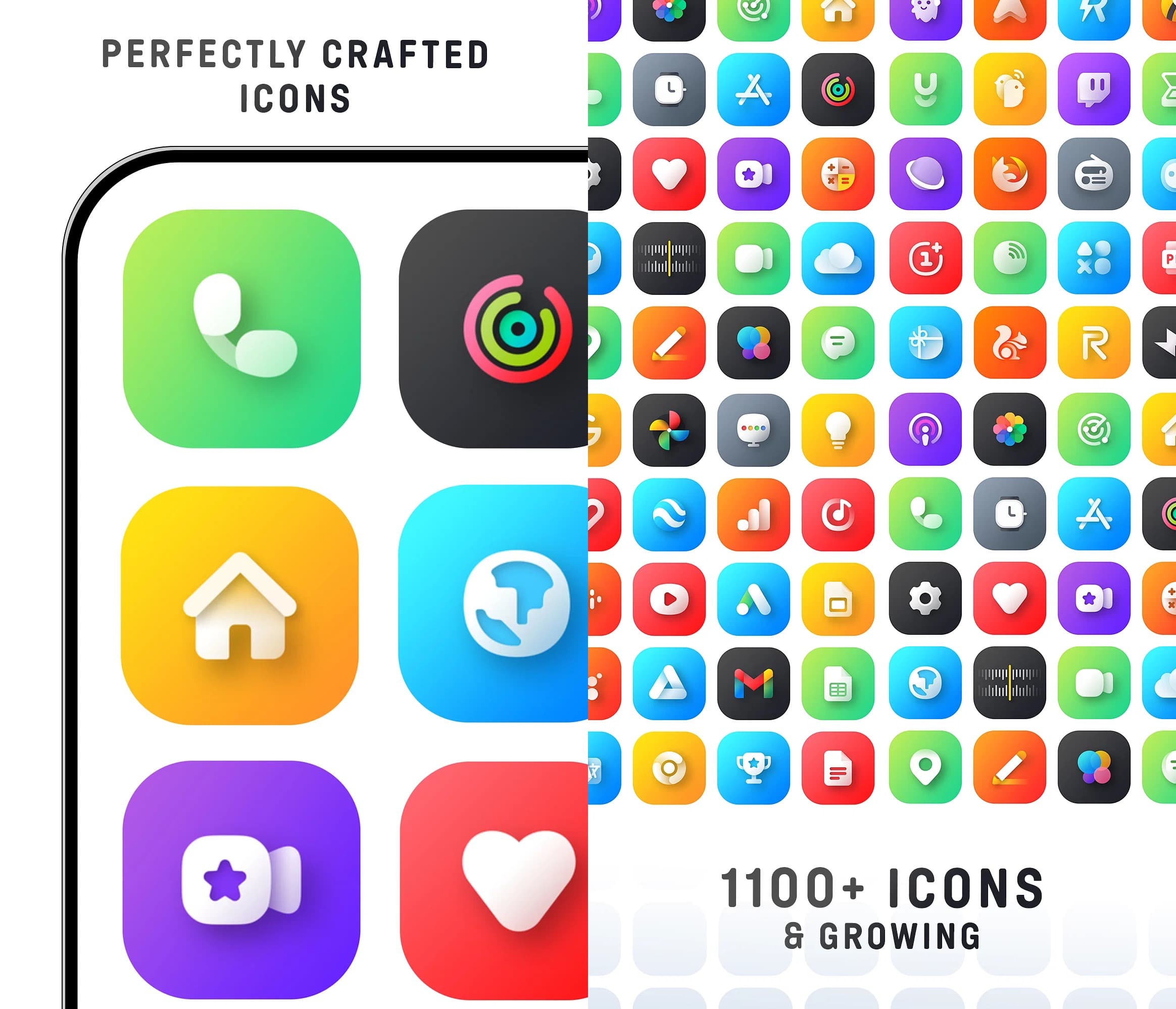 Gem Icons examples.