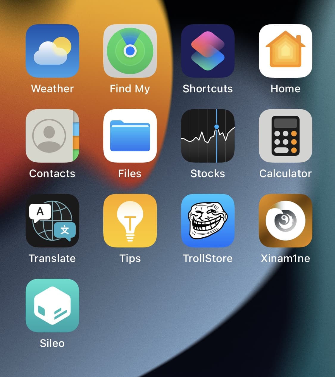 Xinam1ne fully installed with Sileo.