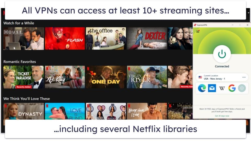 Best VPNs for Streaming Movies & TV Shows 25-06