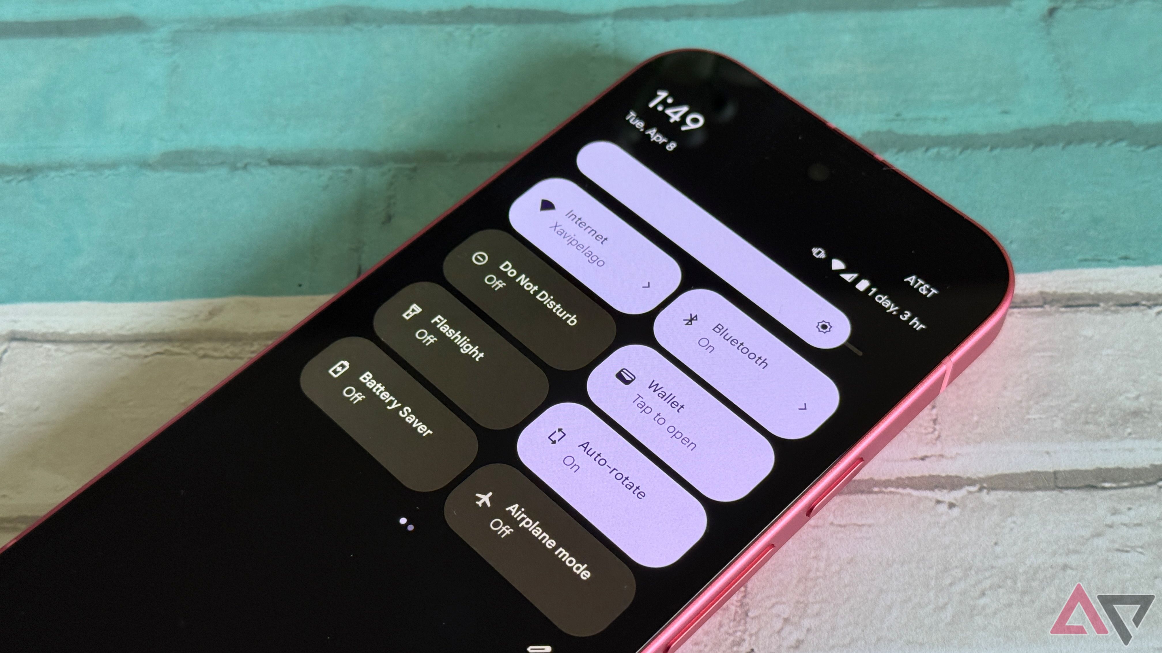 Google Pixel 9a connection settings 