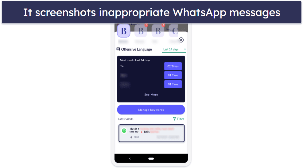 7. FamilyKeeper — Good Keyword Tracking for WhatsApp