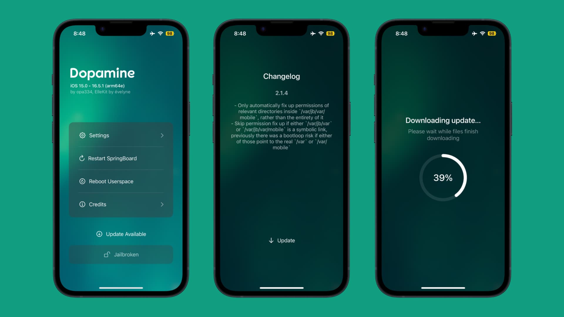 Dopamine v2.1.4 change log.