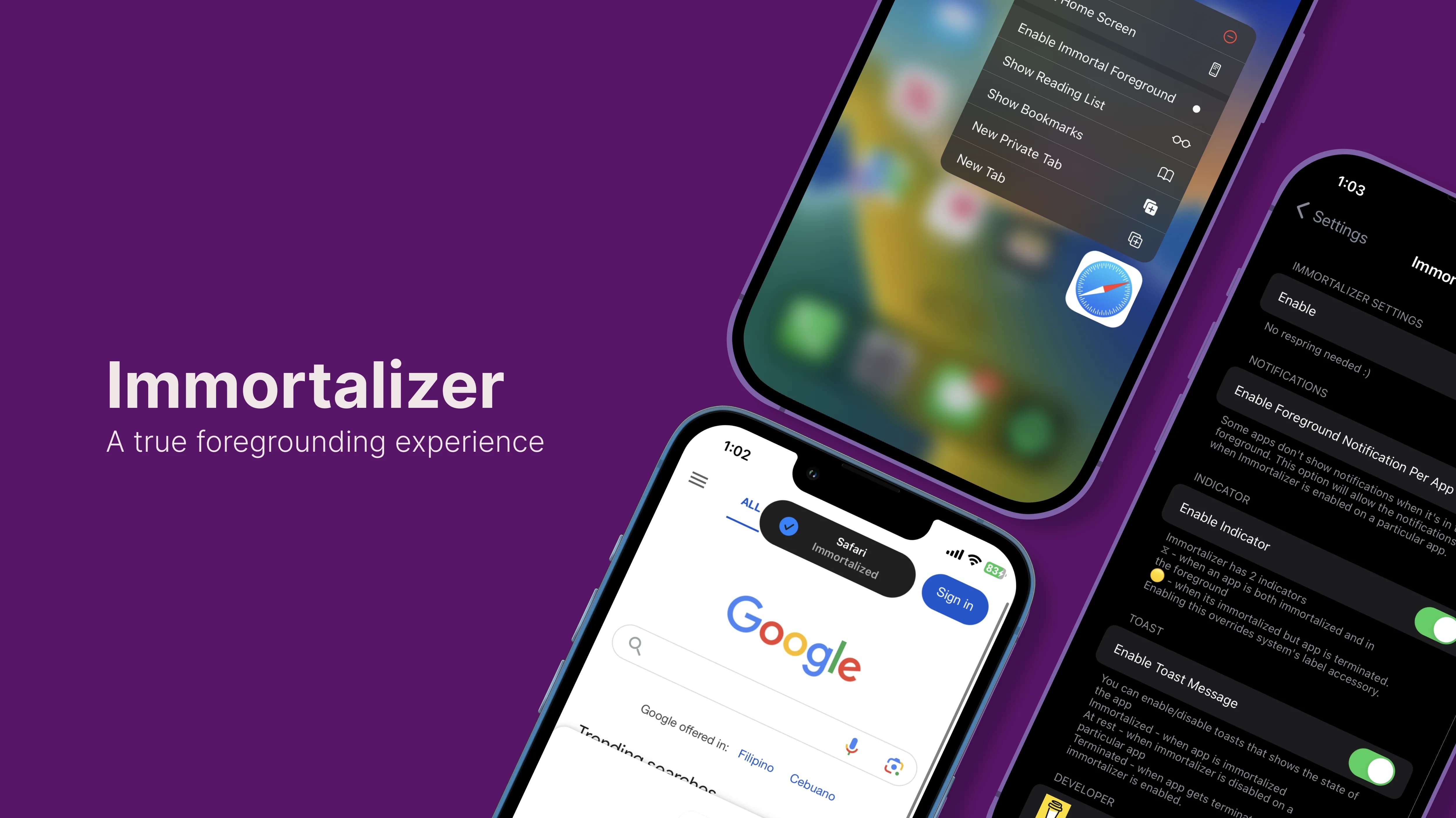 Immortalizer banner.