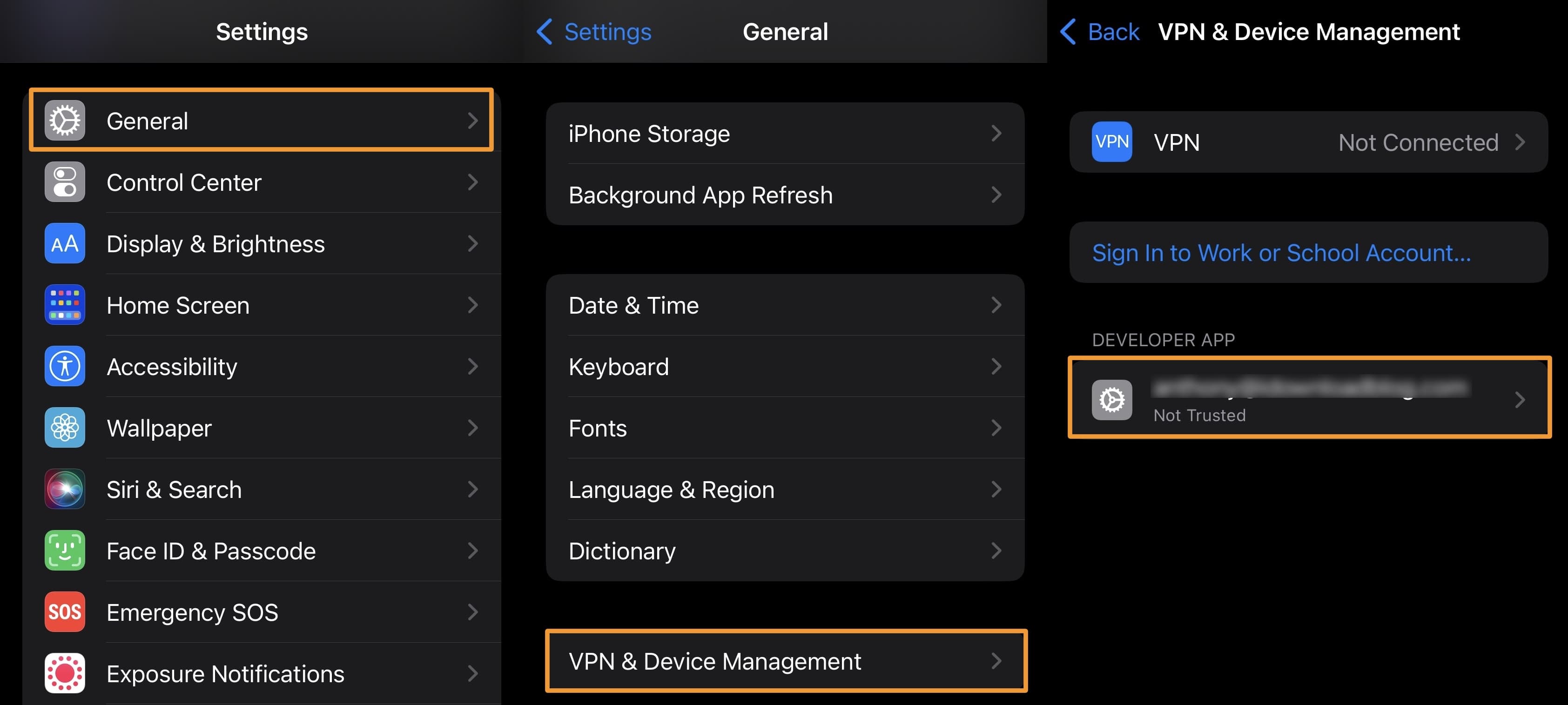 Trust Apple ID after sideloading TrollInstallerX.