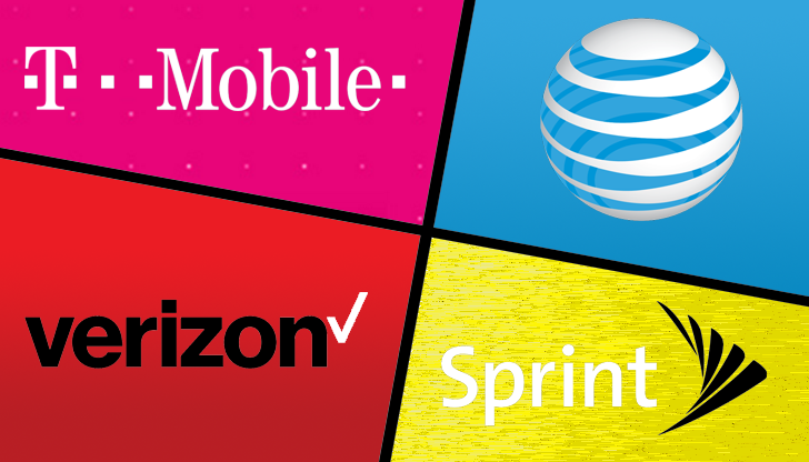 A collage of major carriers