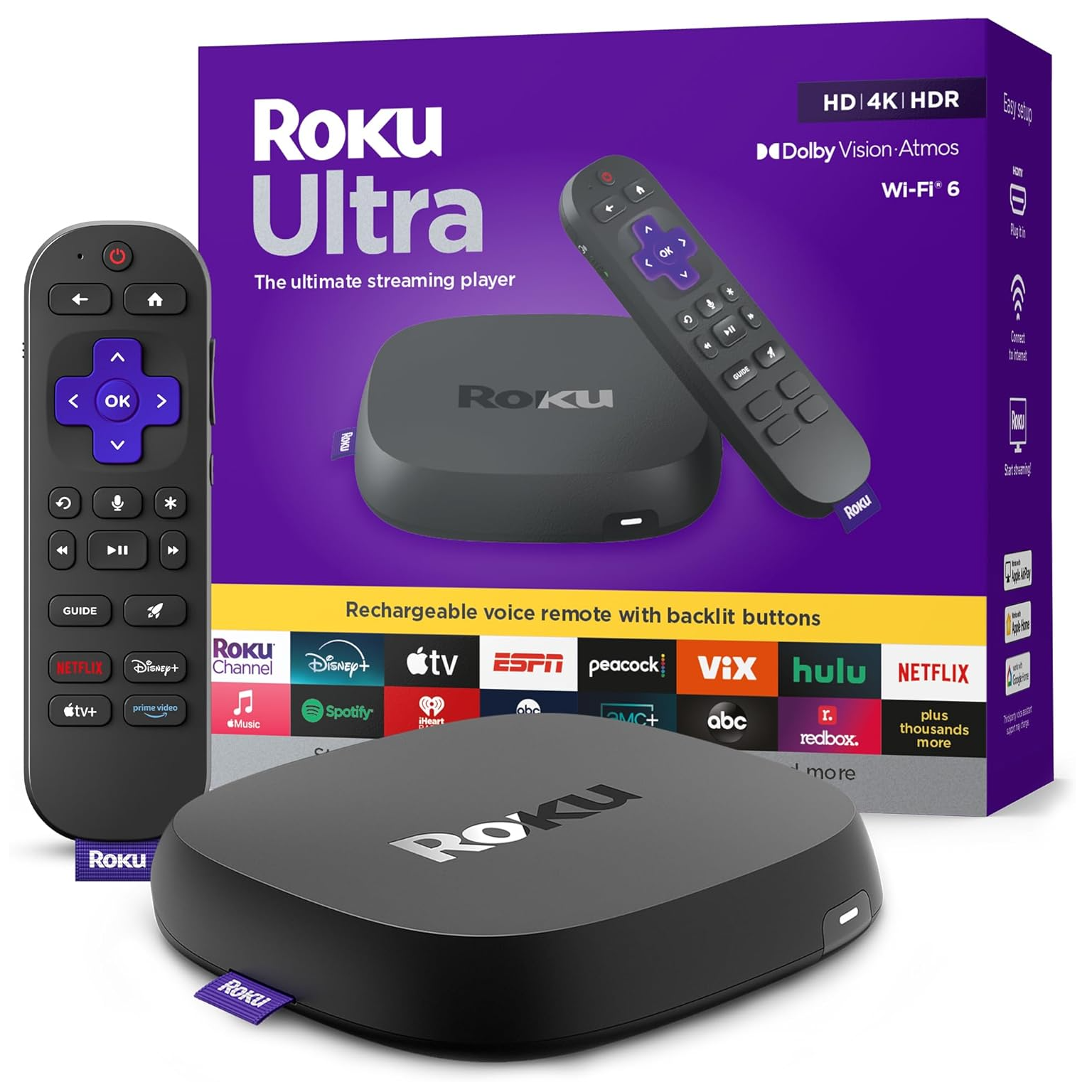 Roku Ultra 2024 Product on a white background