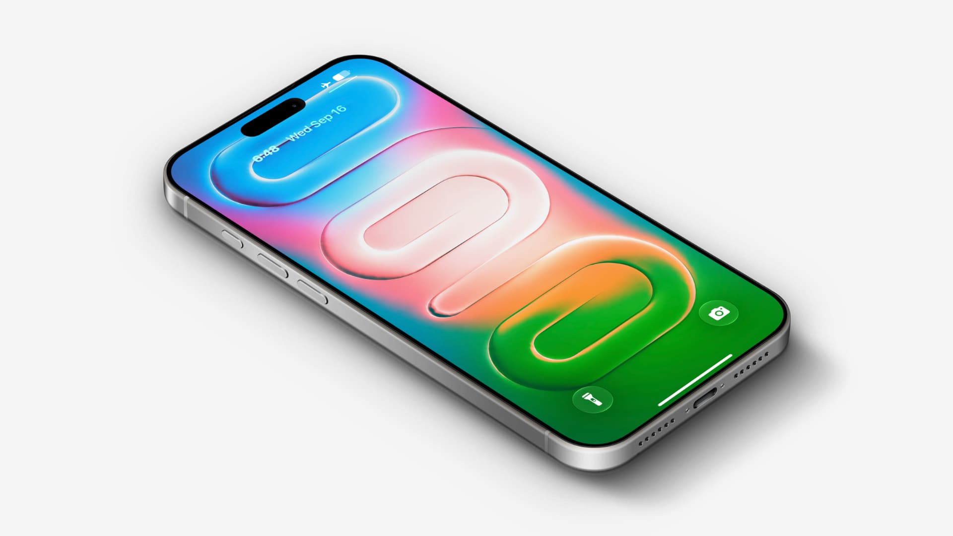 Loop language wallpaper on iPhone