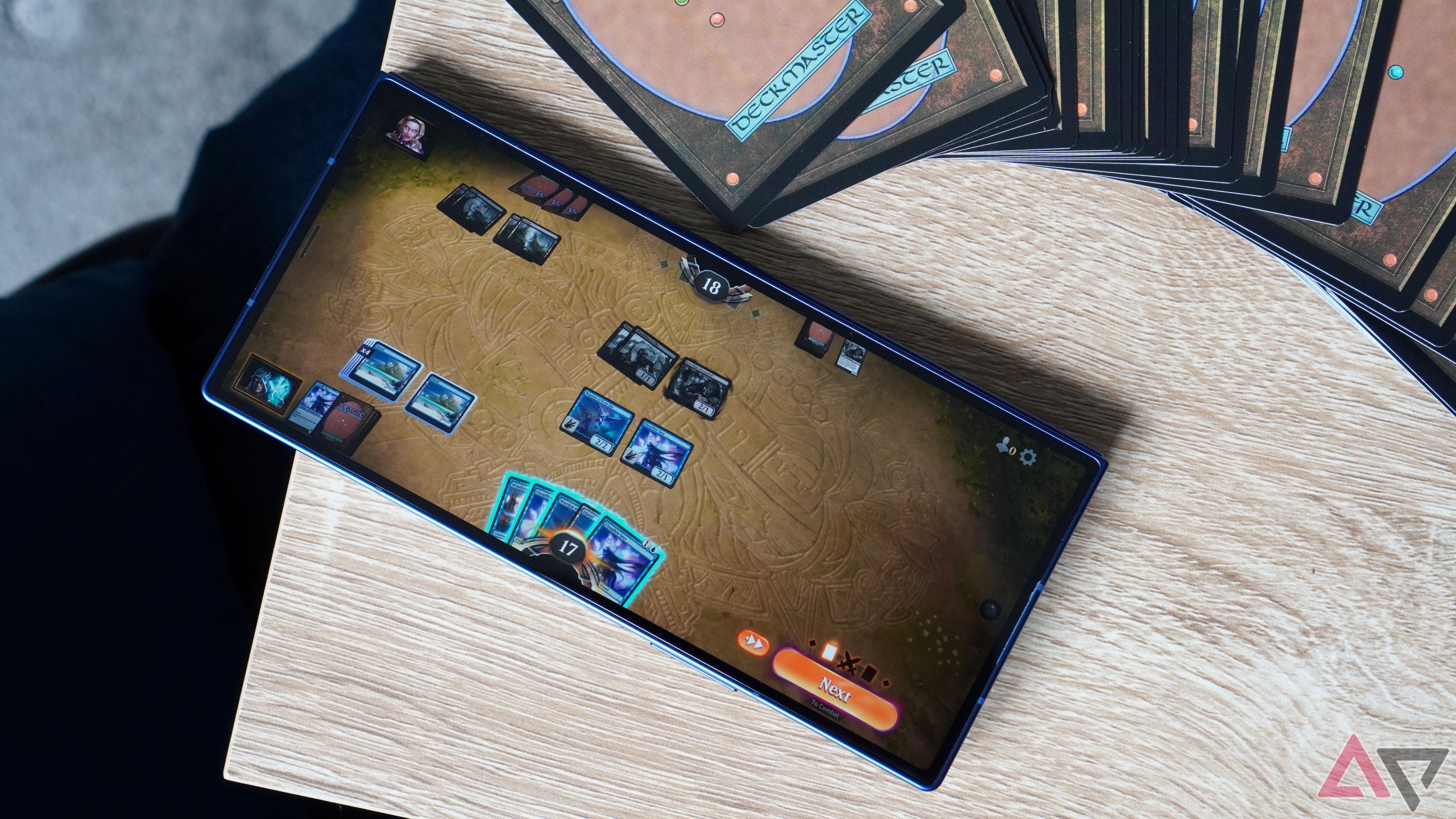 Magic: The Gathering Arena on the Samsung Galaxy Z Fold 7