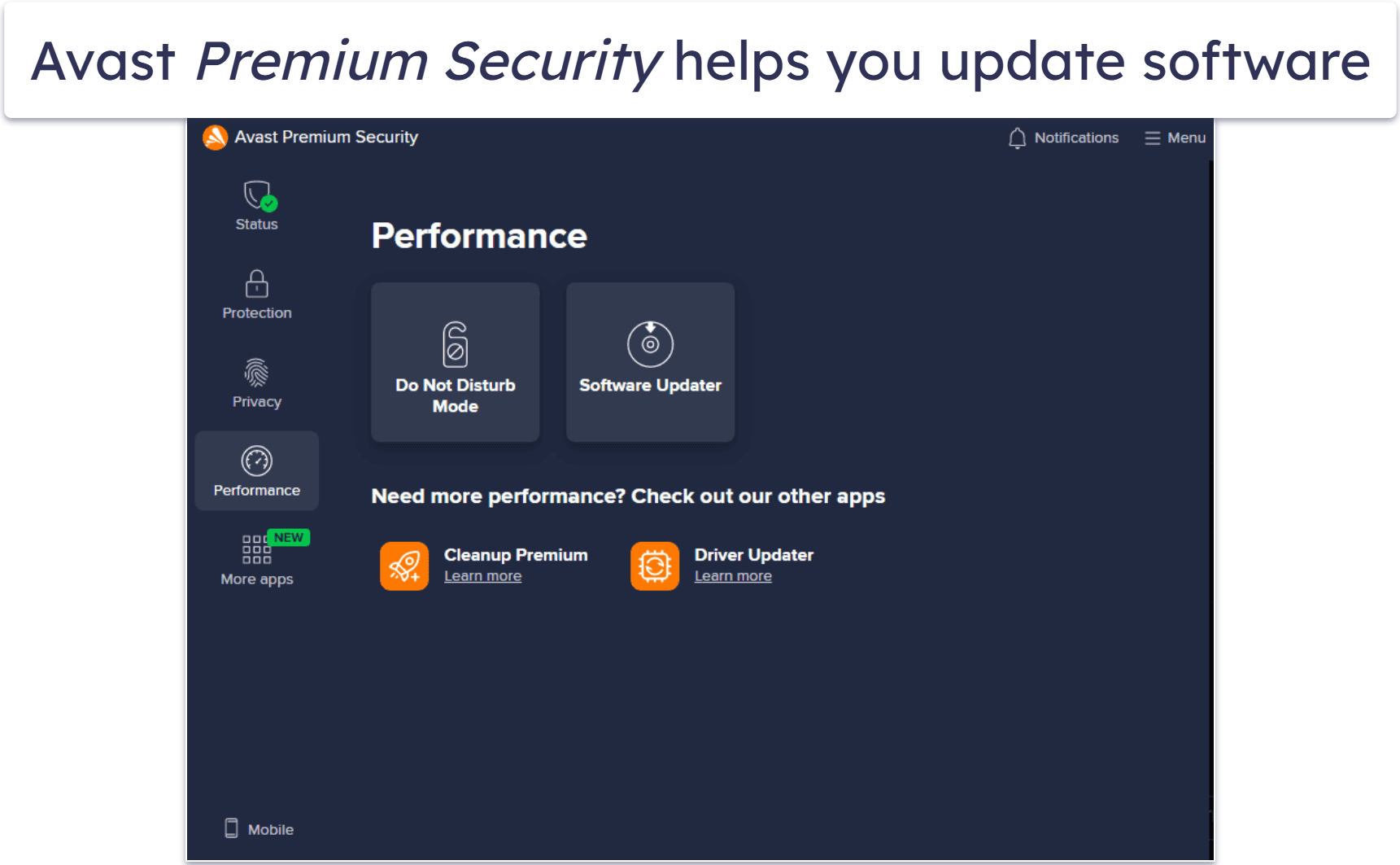 8. Avast — Excellent Malware Protection + Useful Extra Features