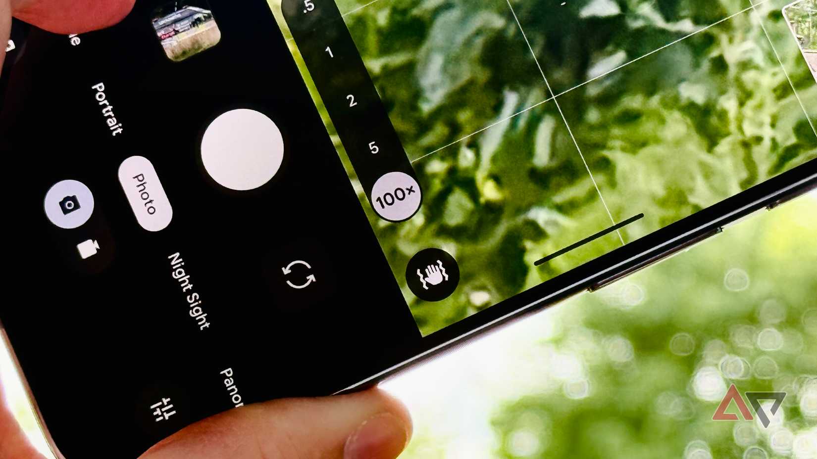 A person using a Galaxy S25 with the Galaxy Store logo next to it, notification icons turned off, and a disabled toggle switch in the center.