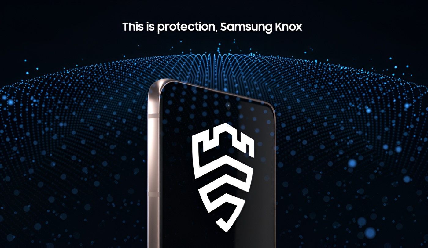 Samsung Galaxy Watch 7 in white on a dark flat surface