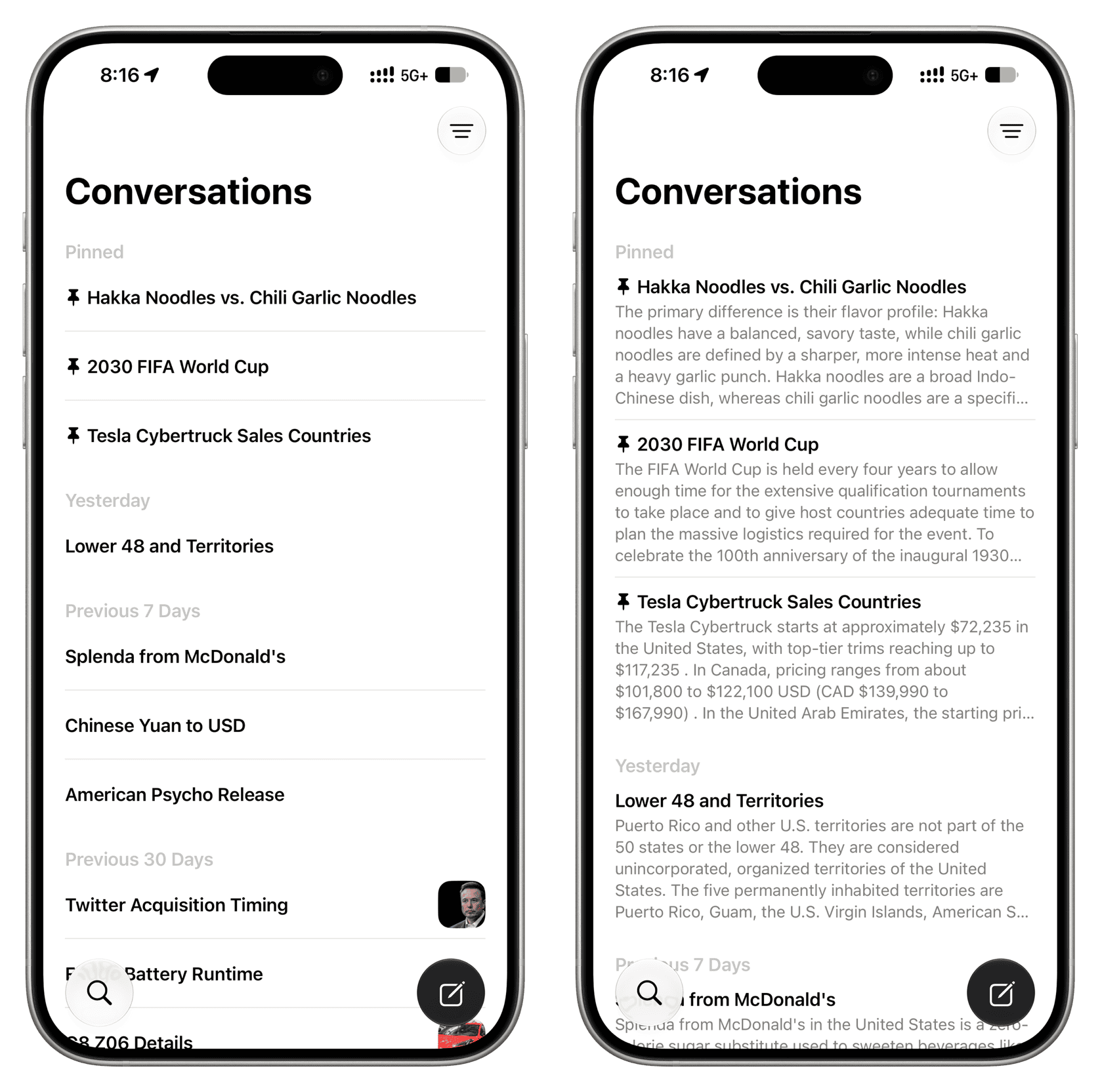 Siri app preview settings on iPhone