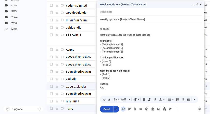 Text introducing the Gemini app displayed on a Google Pixel 8