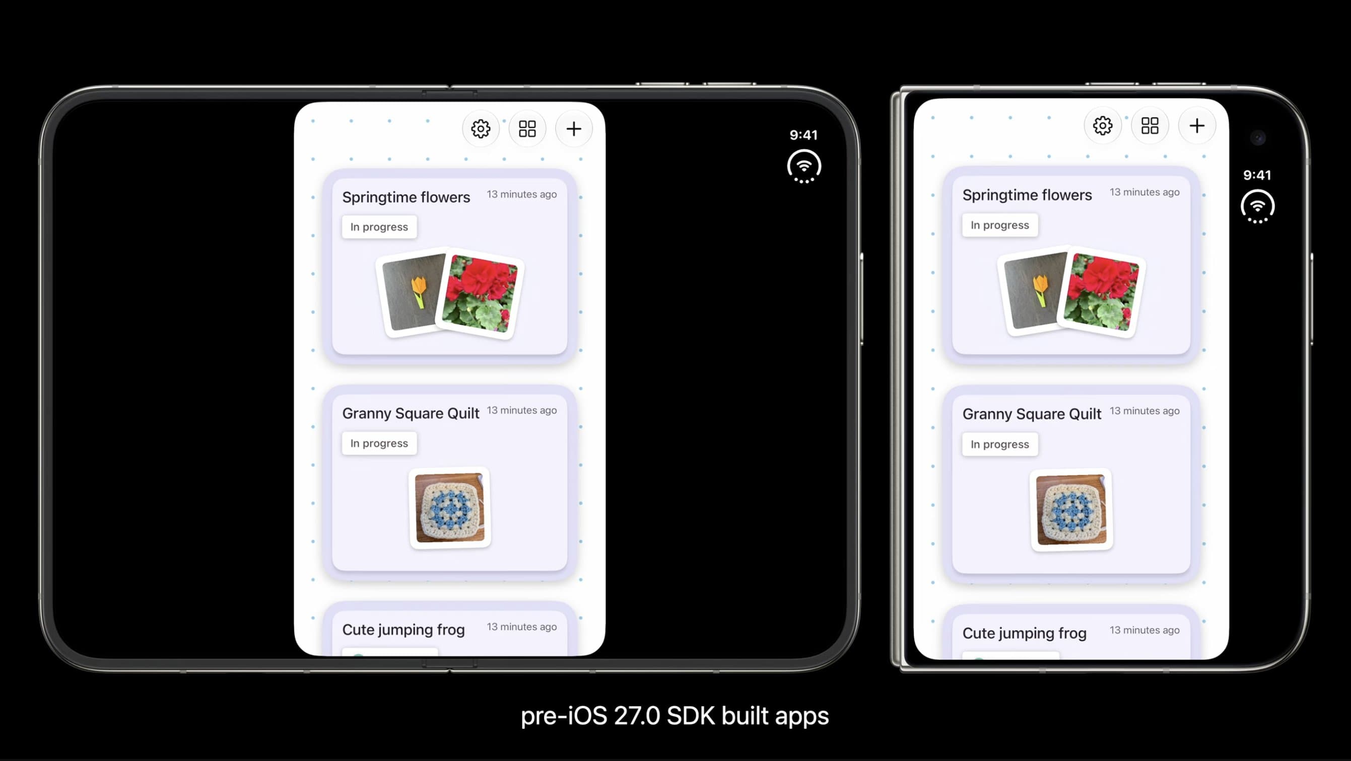 Un-updated apps on iPhone Duo