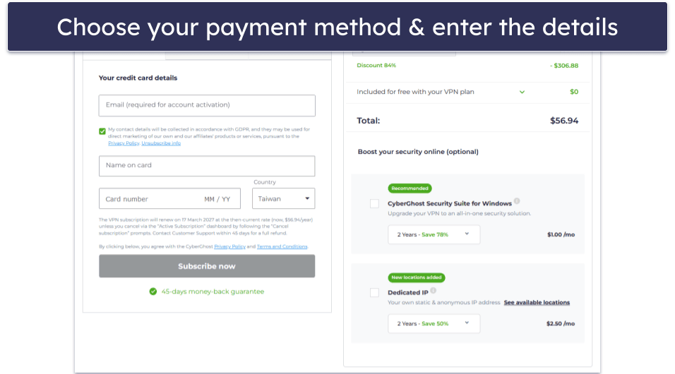 How to Get a CyberGhost Free Trial