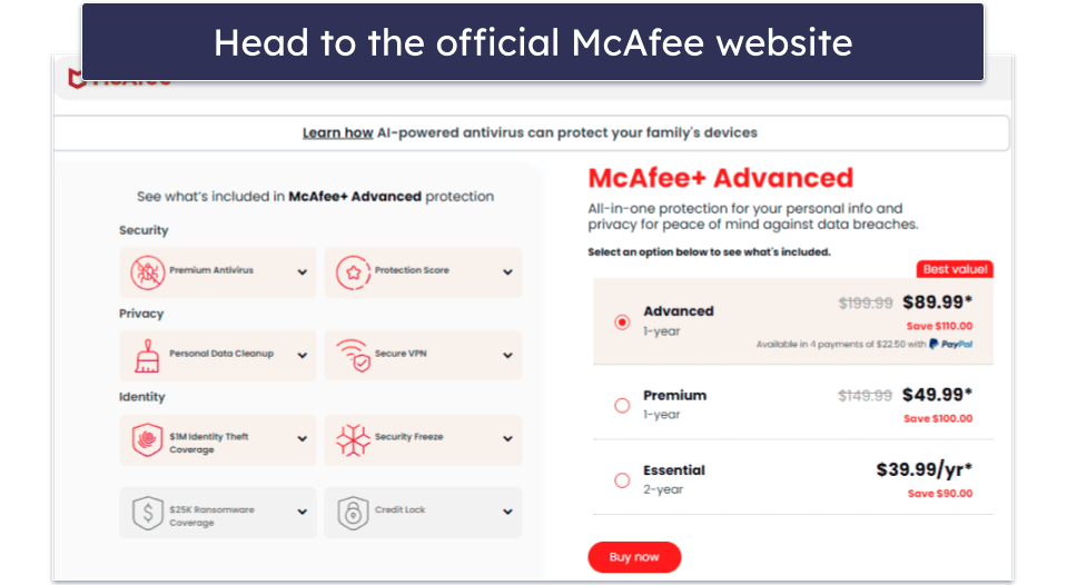 How to Get McAfee’s Post-Black Friday Deal