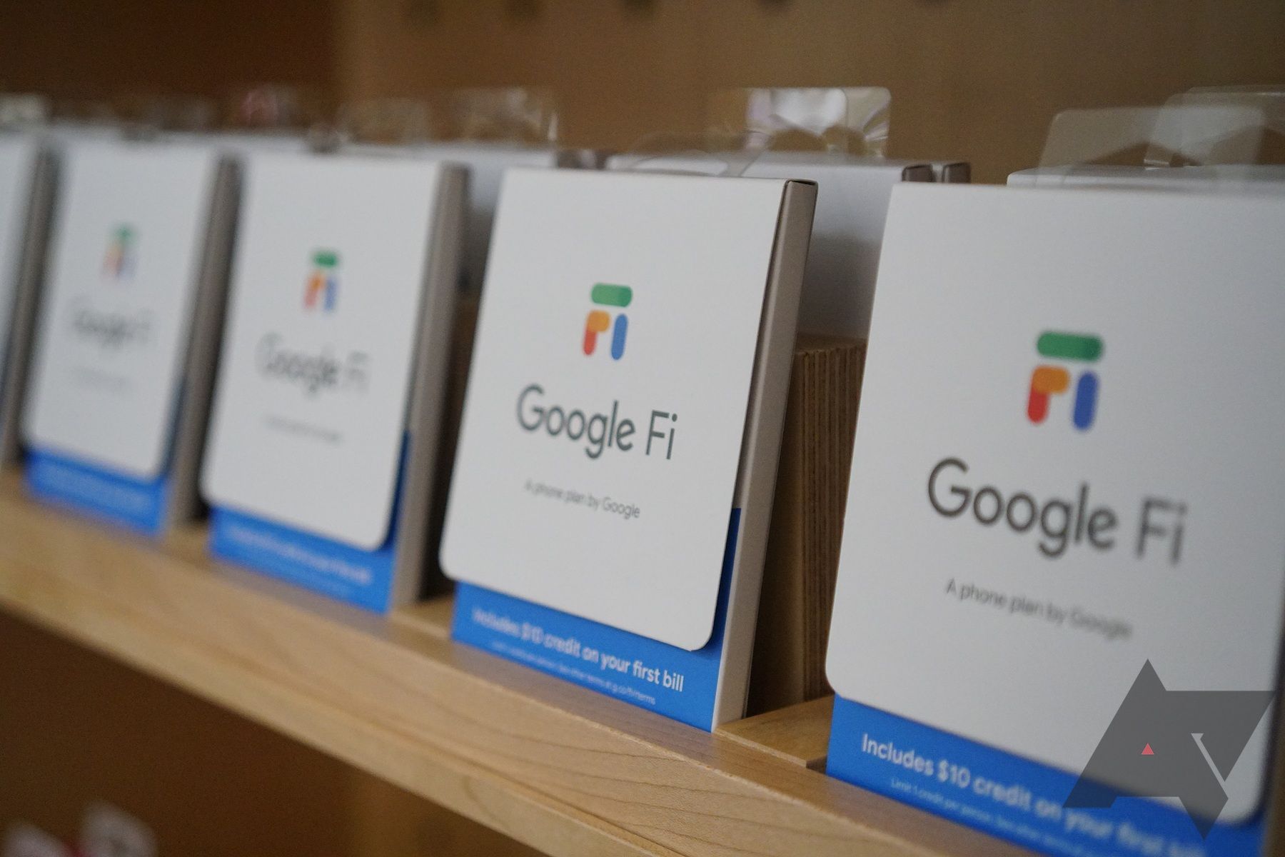 The Google Messages icon with the AP logo against a blue background