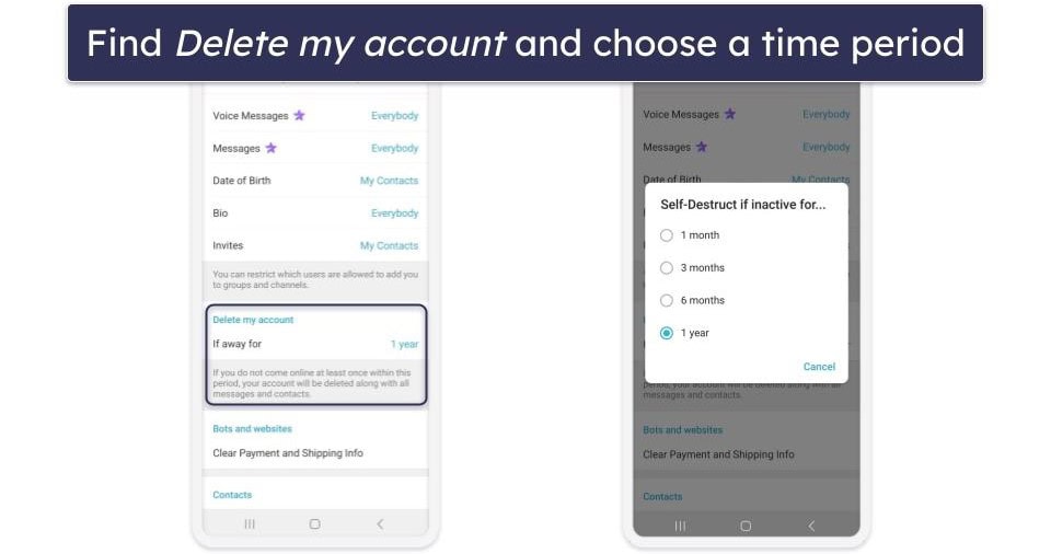 How to Delete Your Telegram Account