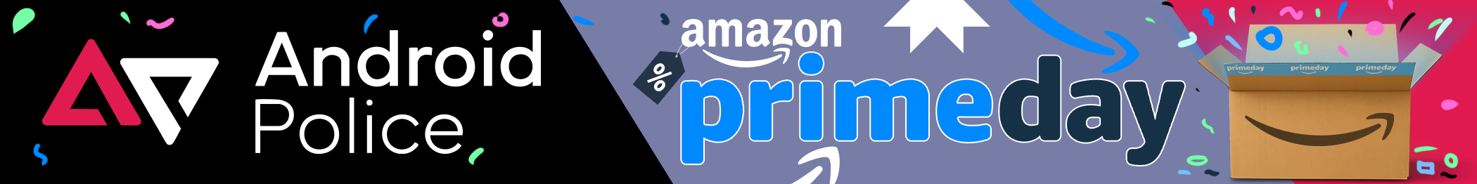 Amazon Prime Day 2025 promotional banner from Android Police