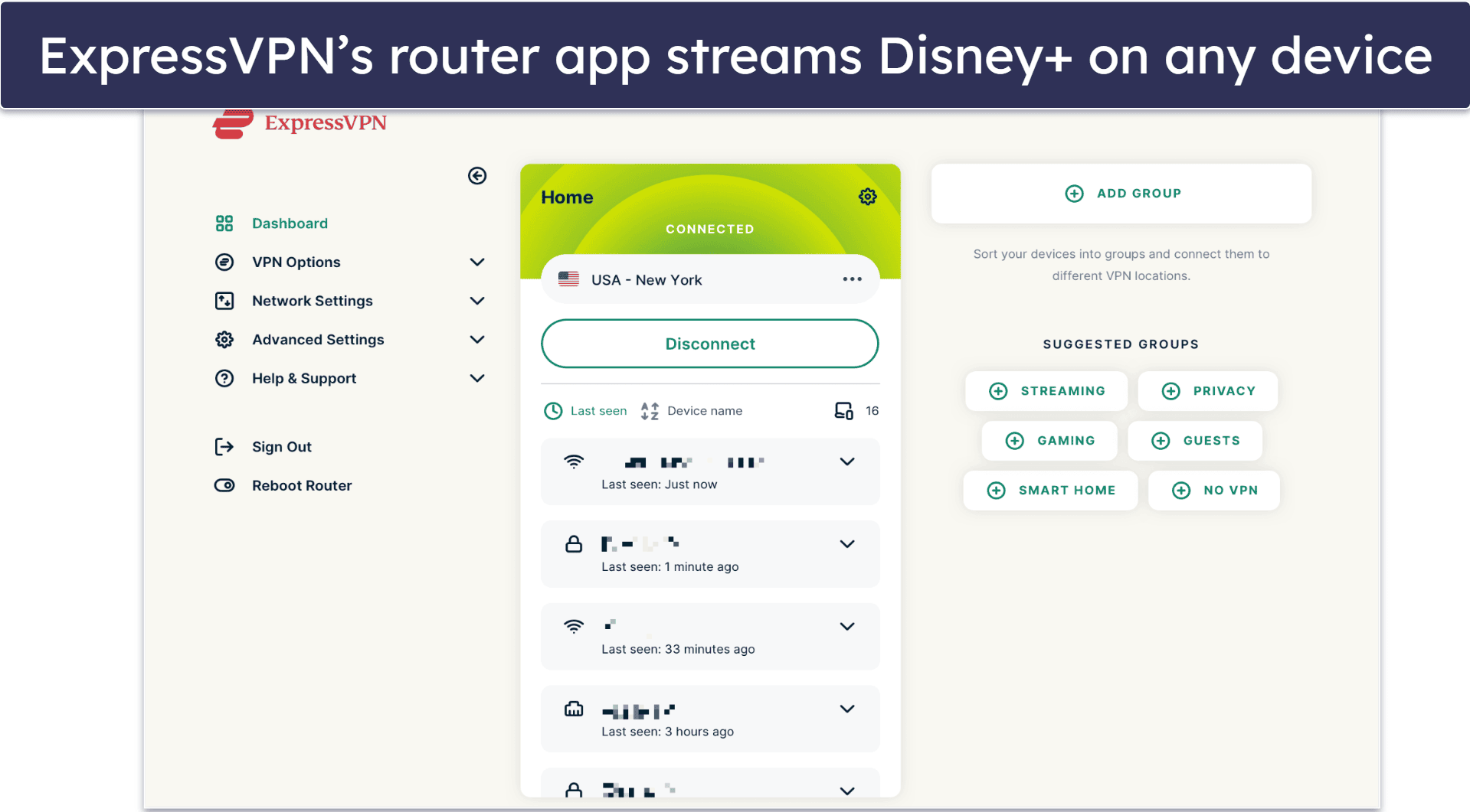 🥇1. ExpressVPN — Best VPN for Streaming Disney+ in 2025