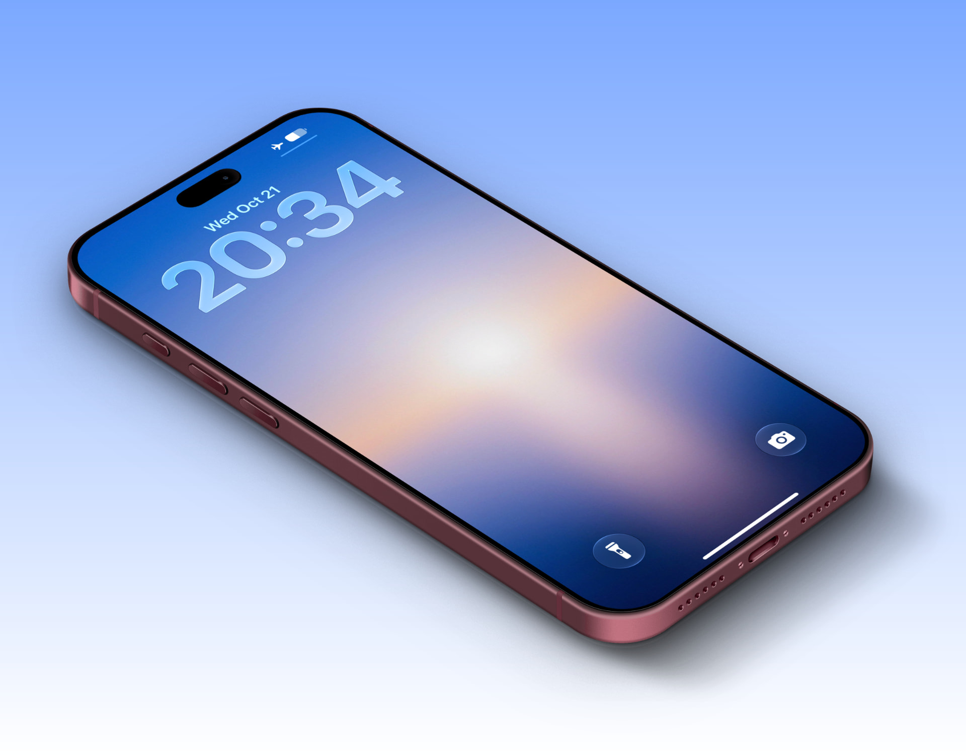 sound glow gradient wallpaper on iPhone