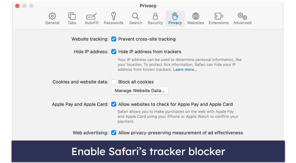 11. Use Safari’s Tracking Link Blocker (or Other Browser Extensions)