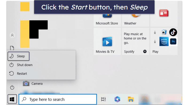 How to Use Sleep Mode