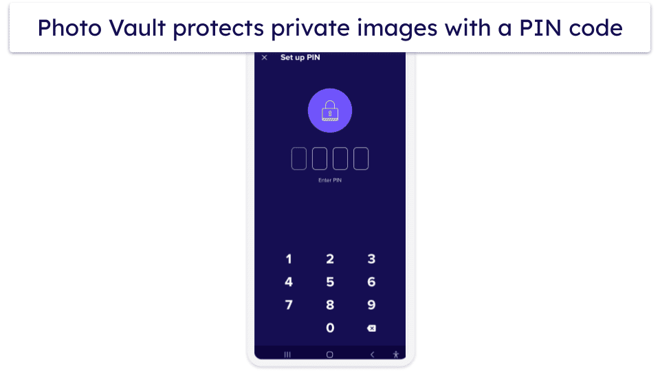 6. Avast — Basic Security for Android + Encrypted Photo Vault