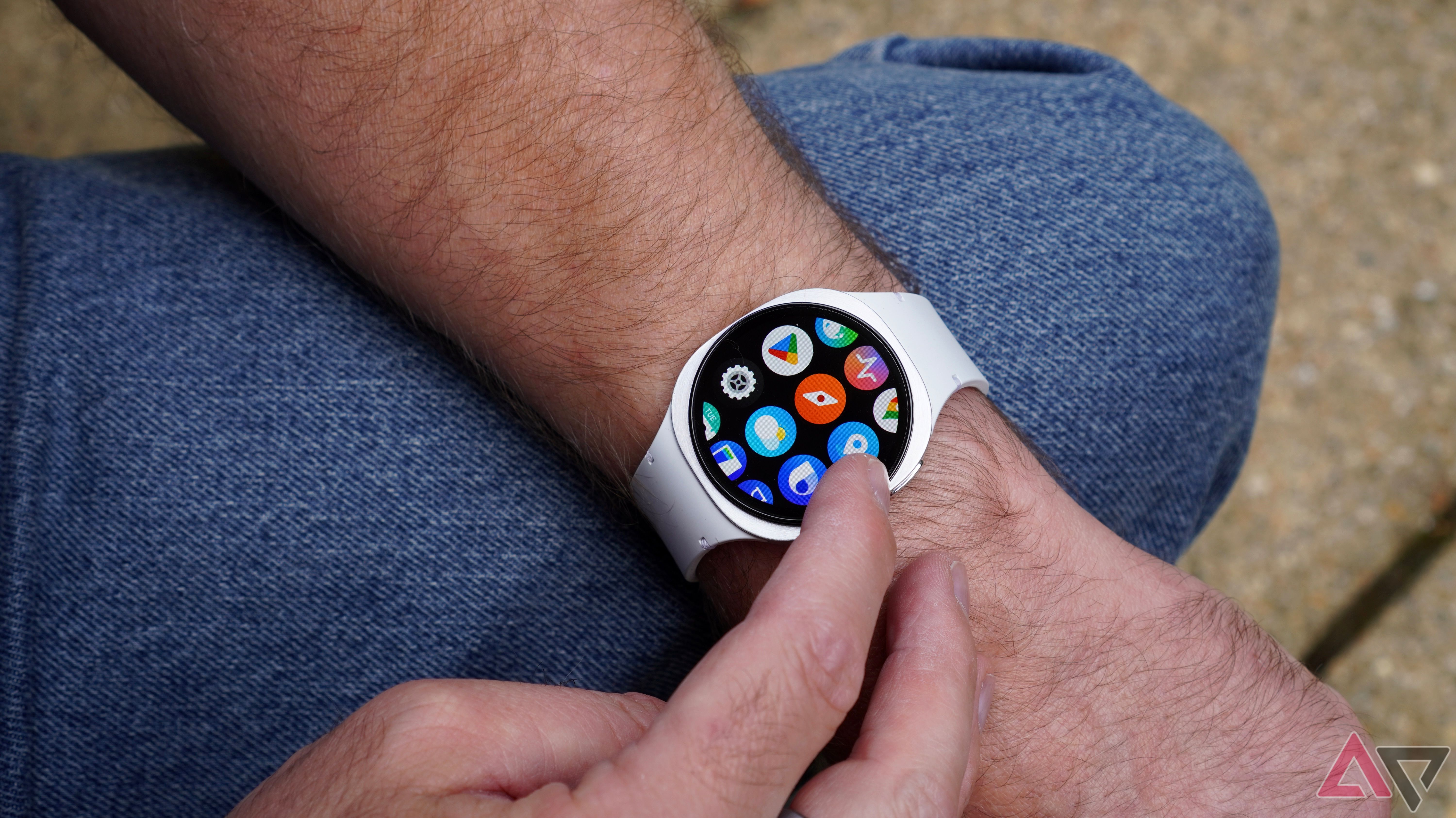 The apps screen on the Samsung Galaxy Watch 8