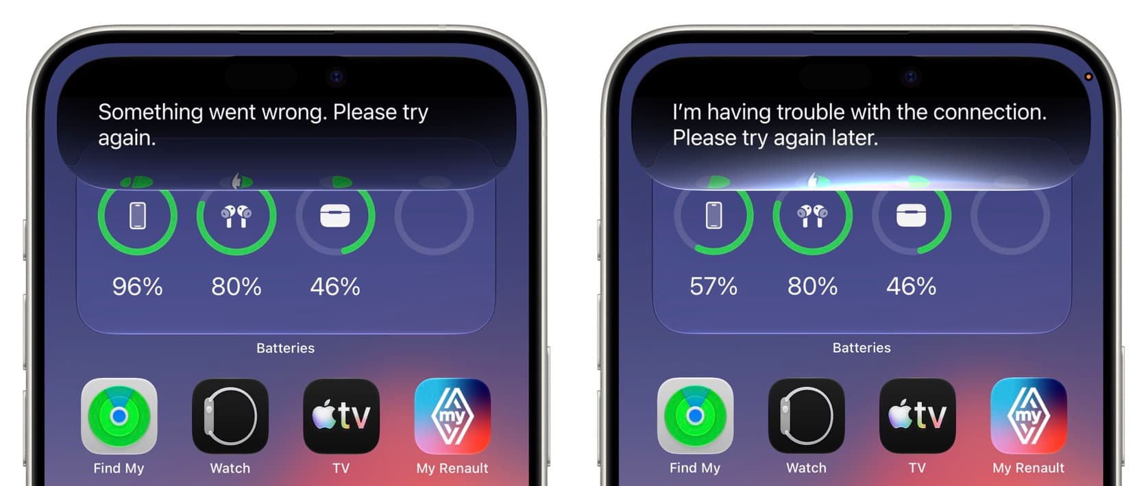 Siri in iOS 27 having connection issues