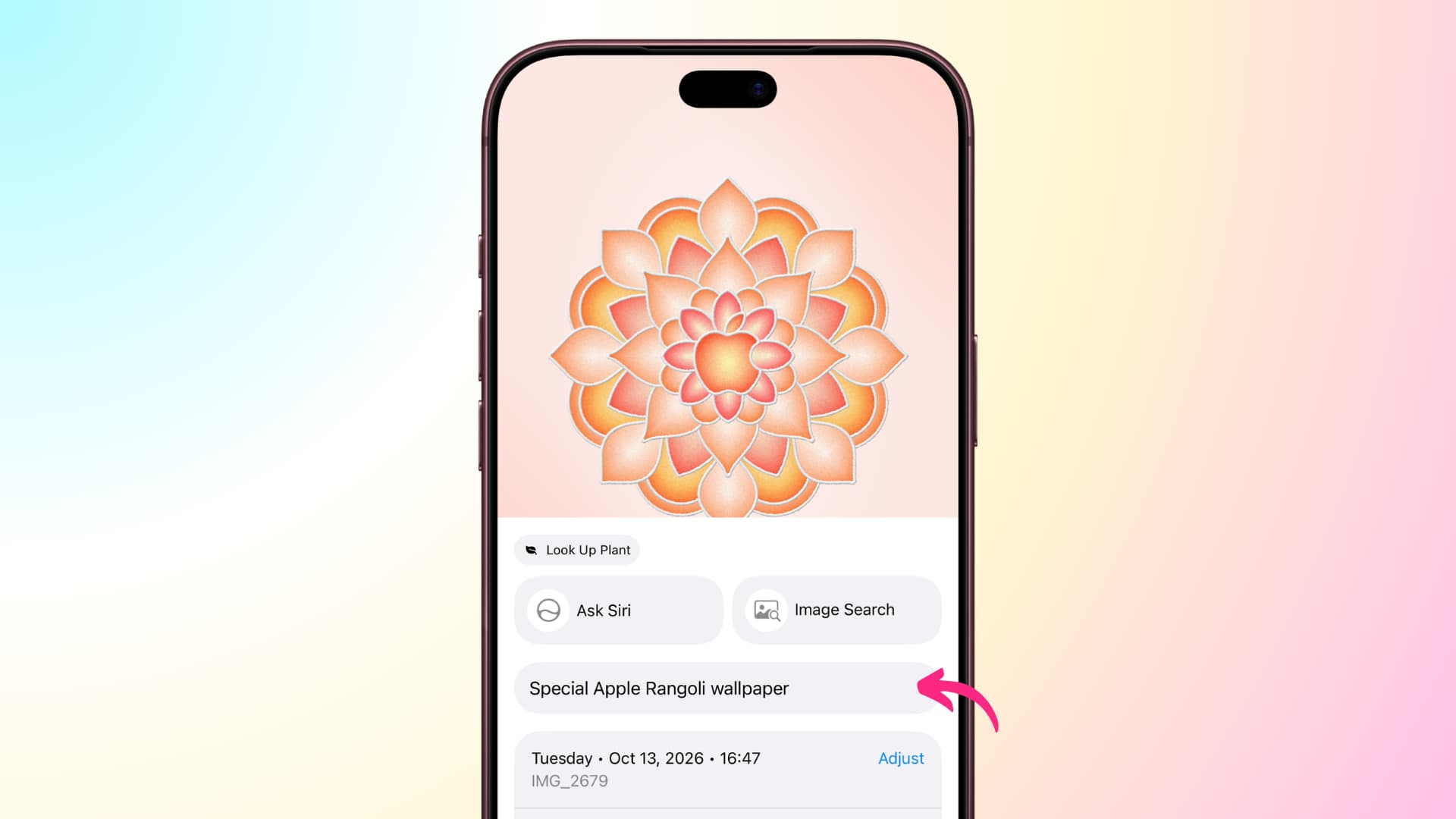 Photo caption in iOS 27 Photos app