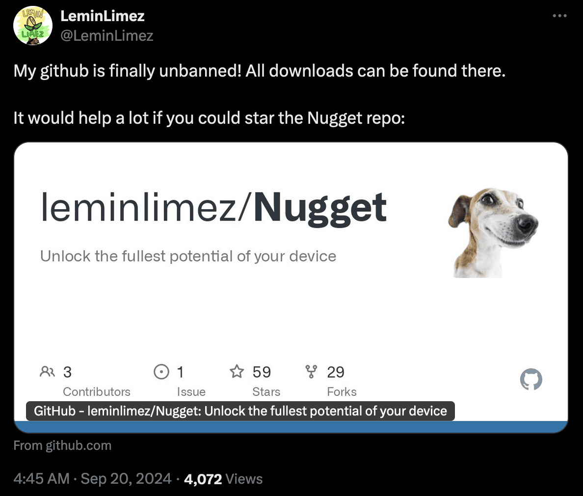 LeminLimez GitHub page.