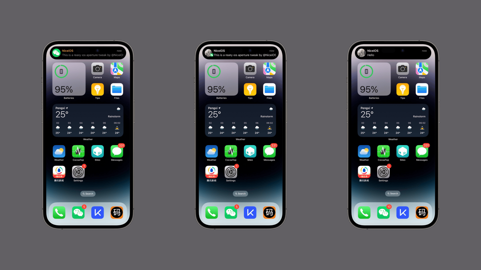 NiceApertureiOS16 banner.