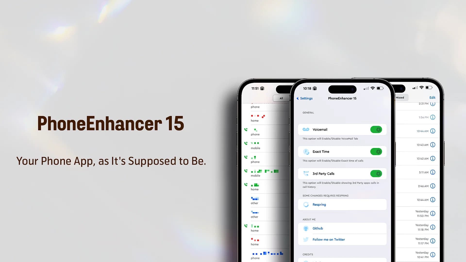 PhoneEnhancer 15 banner.