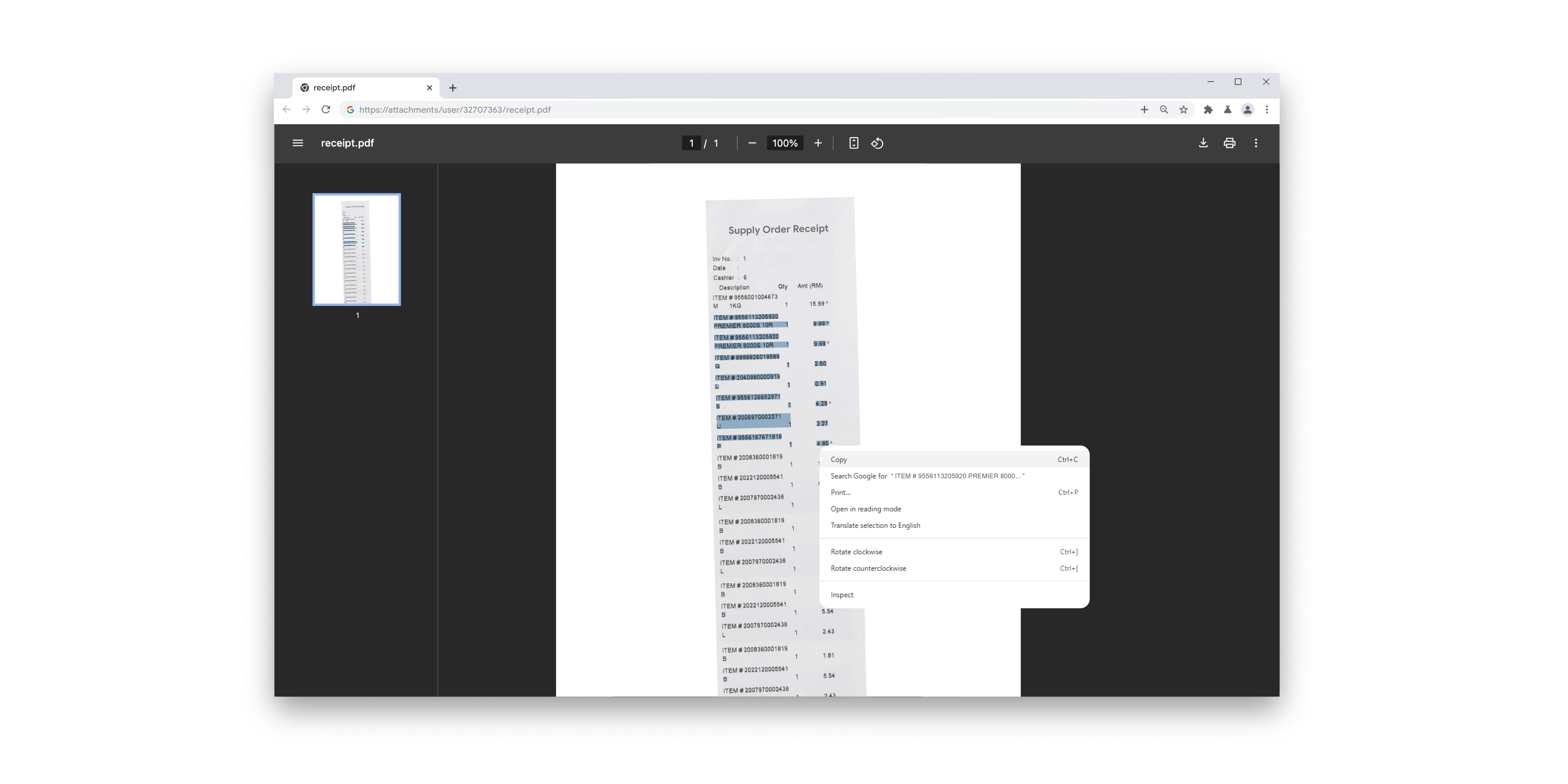 An image highlighting Chrome desktop's OCR capabiities.