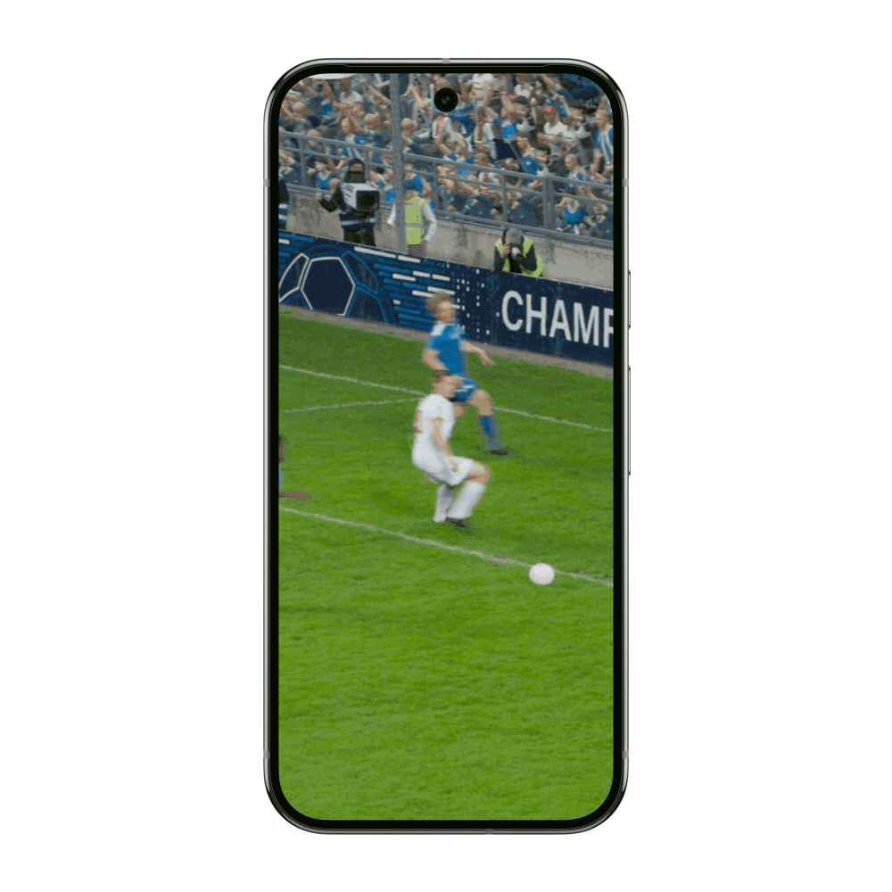 A GIF highlighting Expressive Captions' new 'Duration Feature.'