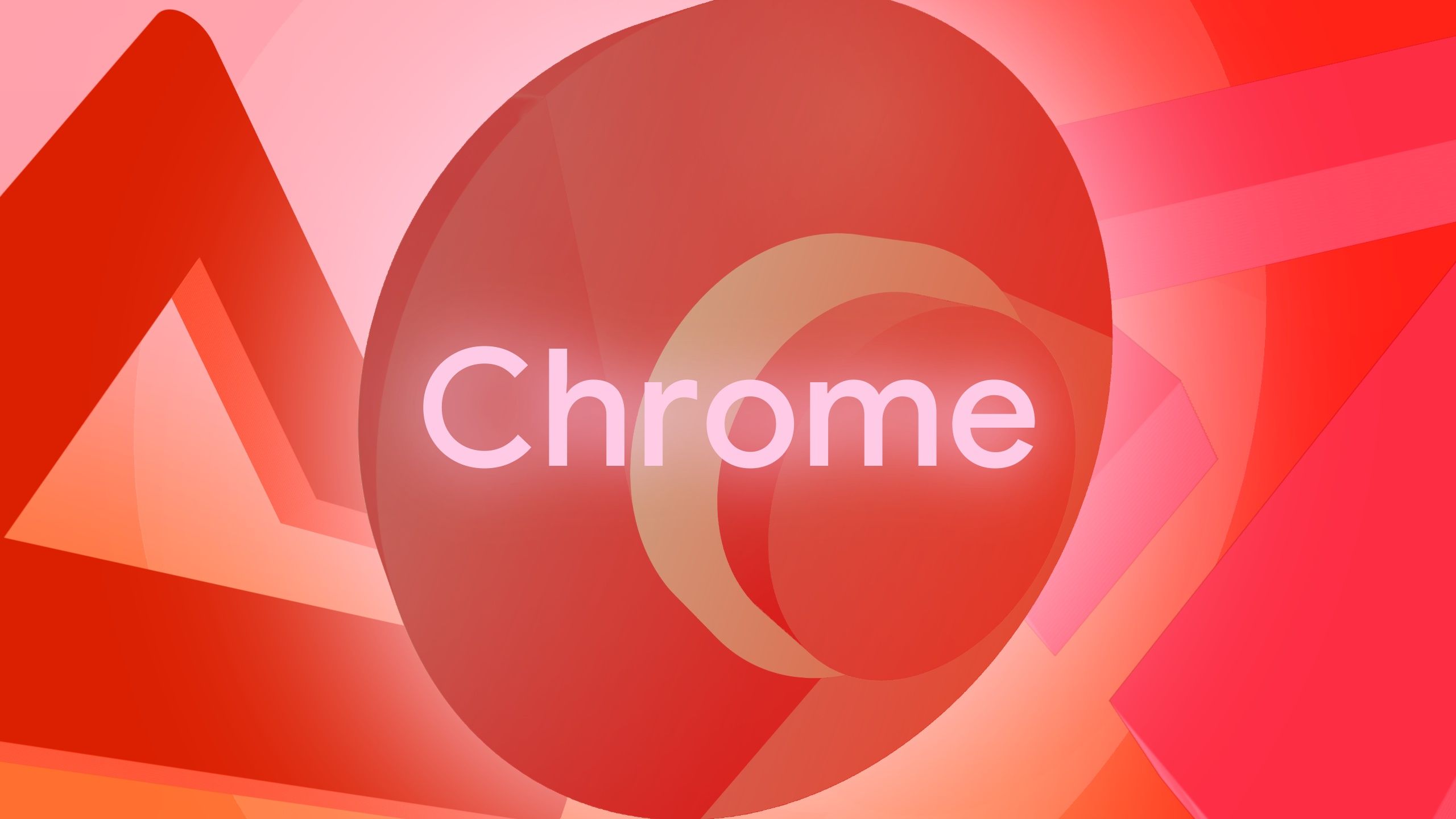 Google Chrome hero image in red colors